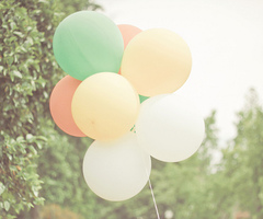 ลูกโป่งกลม คละสีพาสเทล ไซส์ 10 นิ้ว แพ็คละ 10 ใบ (Round Balloons Size 10" - Mixed Pastel Color)