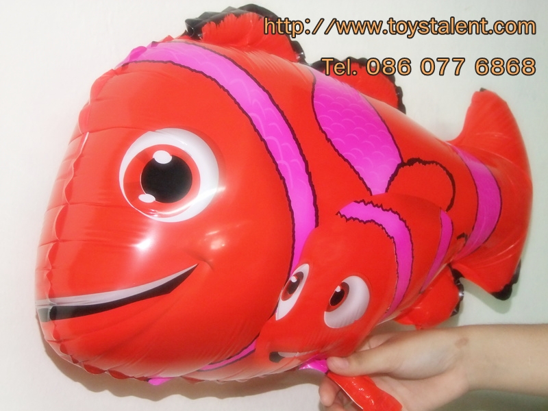 ลายปลาการ์ตูน นีโม่ 2 ตัว - Two Clown Fish Shape Balloon/ Item No.TL-B017