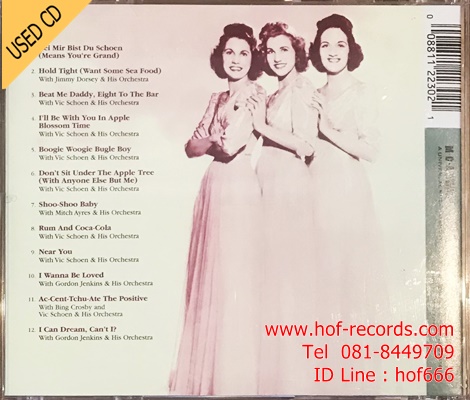 The Andrews Sisters - Moon river : The Millennium Collection (U.S. ) Used CD 1 Dise NM