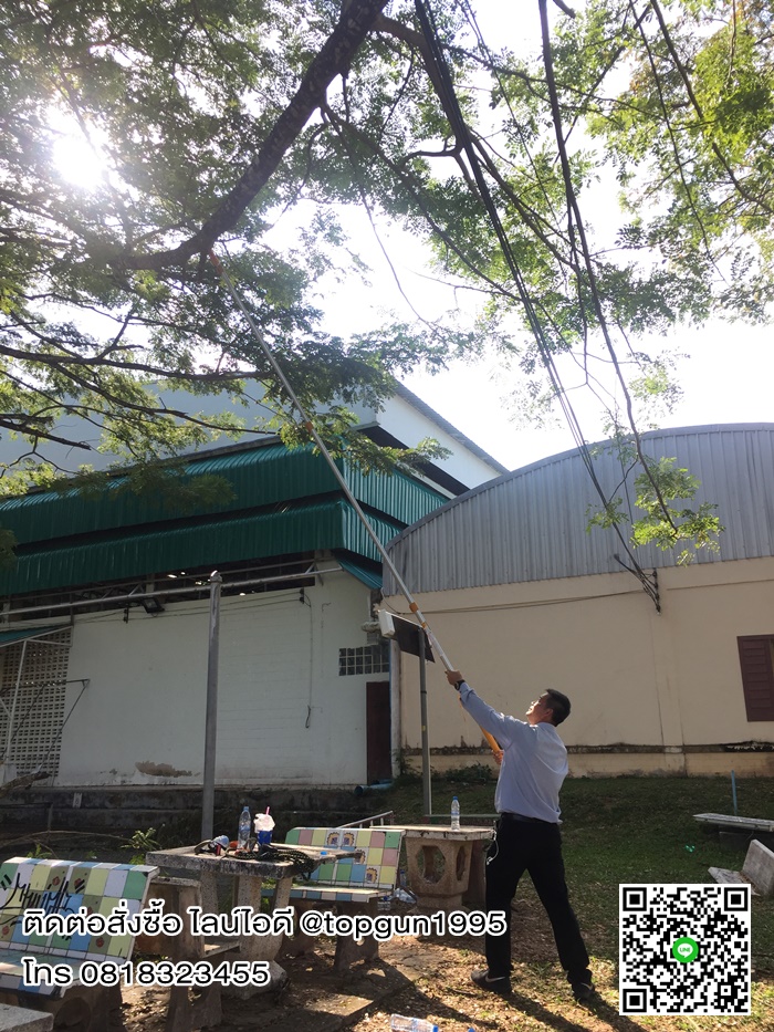 เลื่อยตัดกิ่งไม้สูง ต่อด้าม ปรับยืดได้สูงสุด 6.2 เมตร ซูกี้ ฮายาเตะ Silky Saws HAYATE 372-42