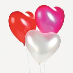 ลูกโป่งหัวใจเนื้อมุก สีขาว ไซส์ 12 นิ้ว แพ็คละ 10 ใบ (Heart Shape Balloon-Pearl White Color)