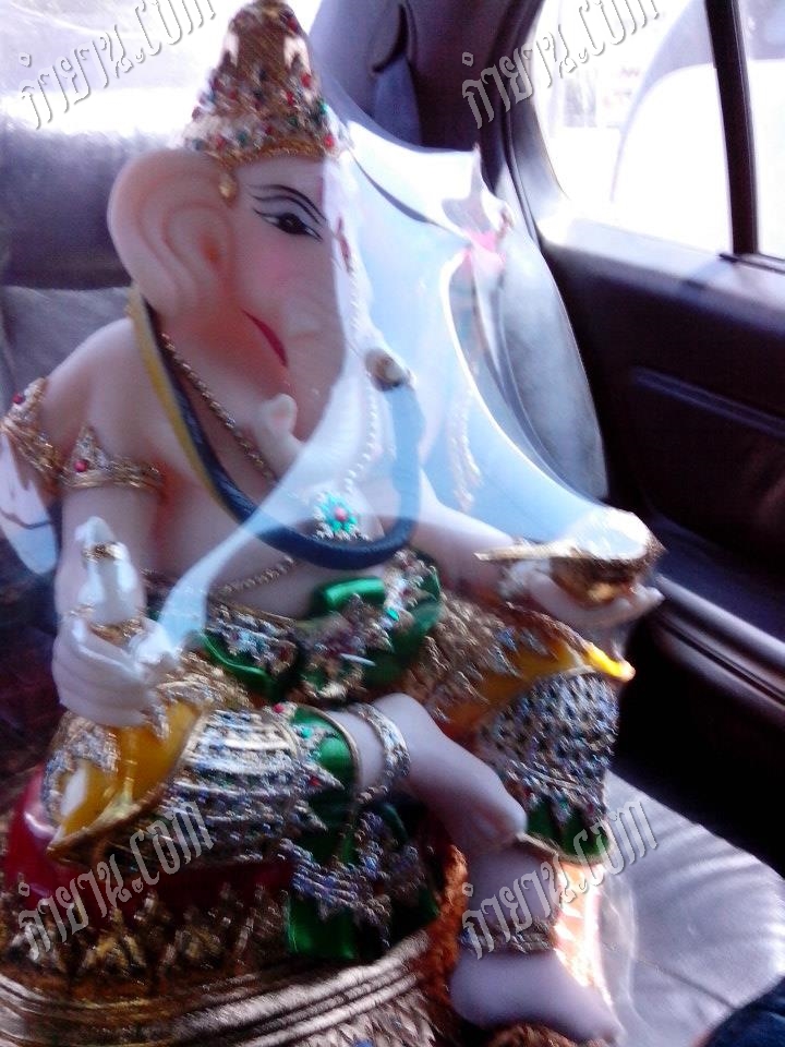 พระพิฆเนศนั่ง 12"