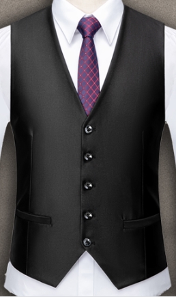 เสื้อกั๊กสูทสลิมฟิต คอวี สีล้วน กระดุมดำ5เม็ด สี ดำ เทา น้ำเงิน แดง ม่วง เทา ดำเงา เทาเงา น้ำเงินกรม ฟ้าเข้ม ขาว เขียวSize No.33 35 37 39 41 43 44