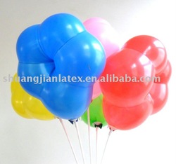 ลูกโป่งดอกไม้ Flower Latex Balloon 12" คละสี แพ็คละ 10 ชิ้น