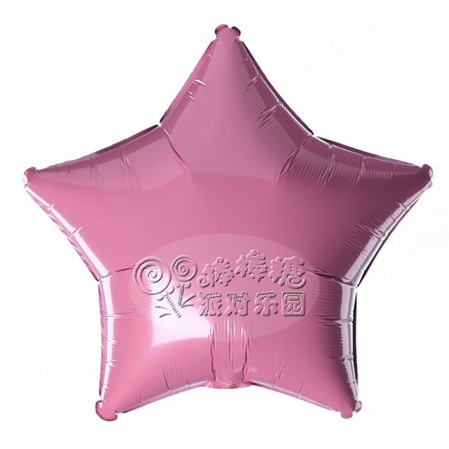 ลูกโป่งฟลอย์รูปดาว สีชมพูอ่อน ไซส์ 18 นิ้ว - Star Shape Balloon Candy Pink / Item No.TL-G002