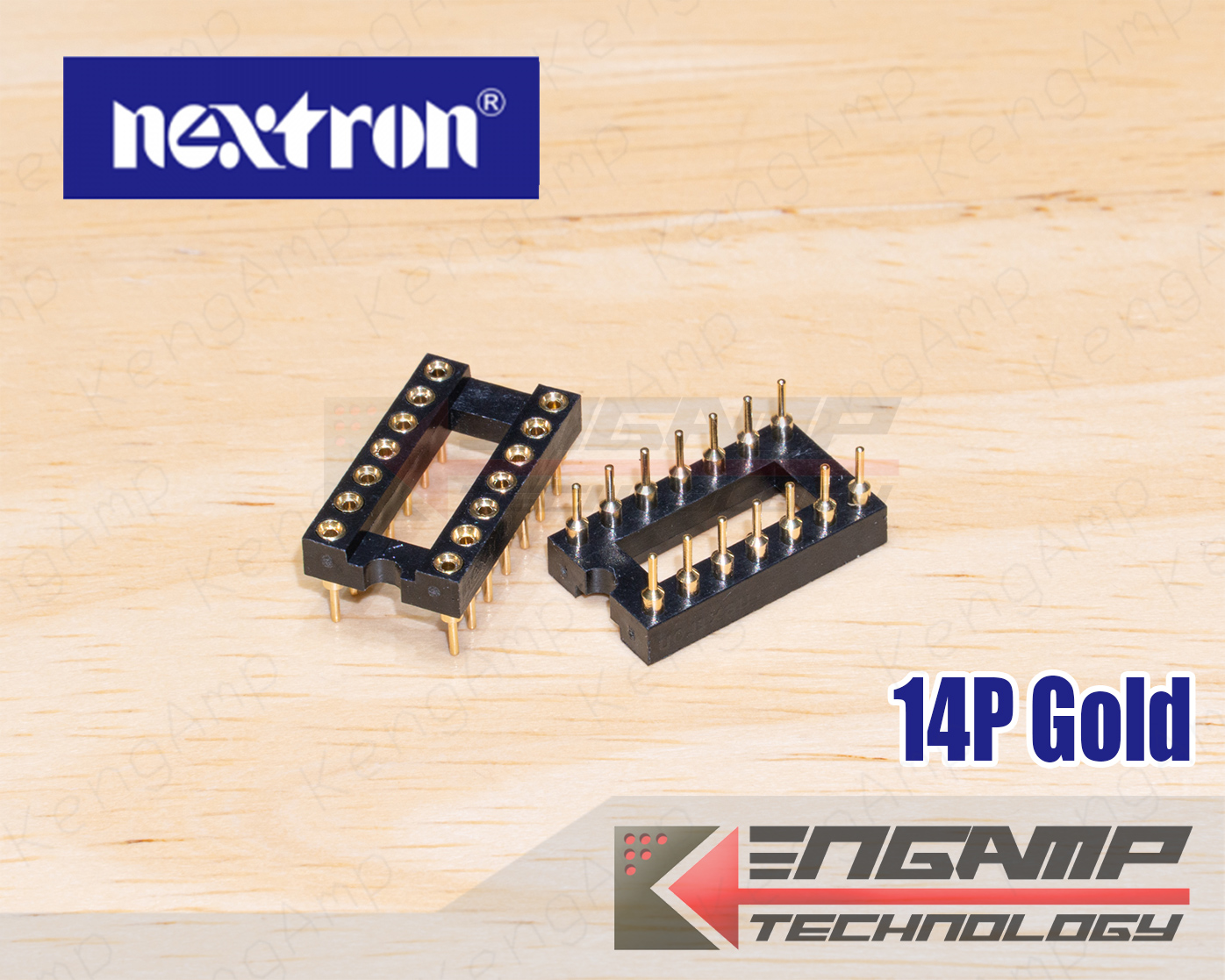 (1ชิ้น) [IC] Socket IC 14P ขาทอง NEXTRON
