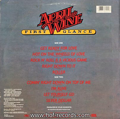 April Wine - First Glance 1978