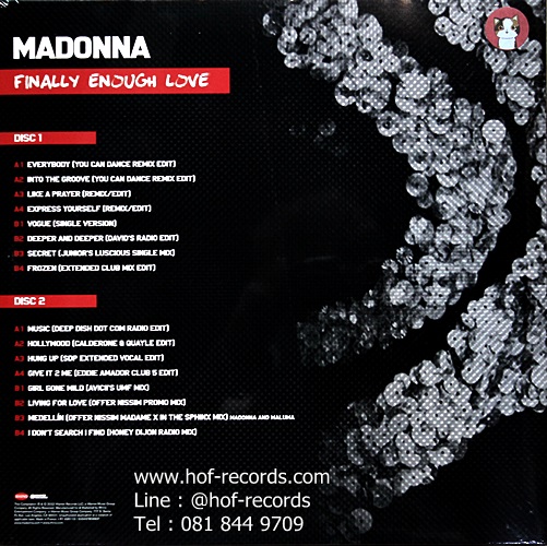 Madonna - Finally Enough Love 2Lp N.