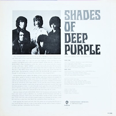 Deep Purple - Shades Of Deep Purple 1968