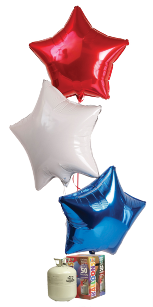 ลูกโป่งฟลอย์รูปดาว สีแดง ไซส์ 18 นิ้ว - Star Shape Balloon Red Color / Item No. TL-G002