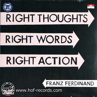 Franz Ferdinand - Right Thoughts Right Words Right Action 1lp NEW
