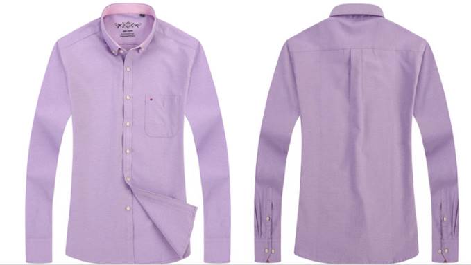 เล็กใหญ่พิเศษ!!เสื้อเชิ้ตแขนยาว สีพาสเทล แบบเรียบ (สี น้ำเงิน ฟ้าอ่อน เขียวอ่อน ชมพู เทา ขาว แดง ม่วง ) size No.36 -46