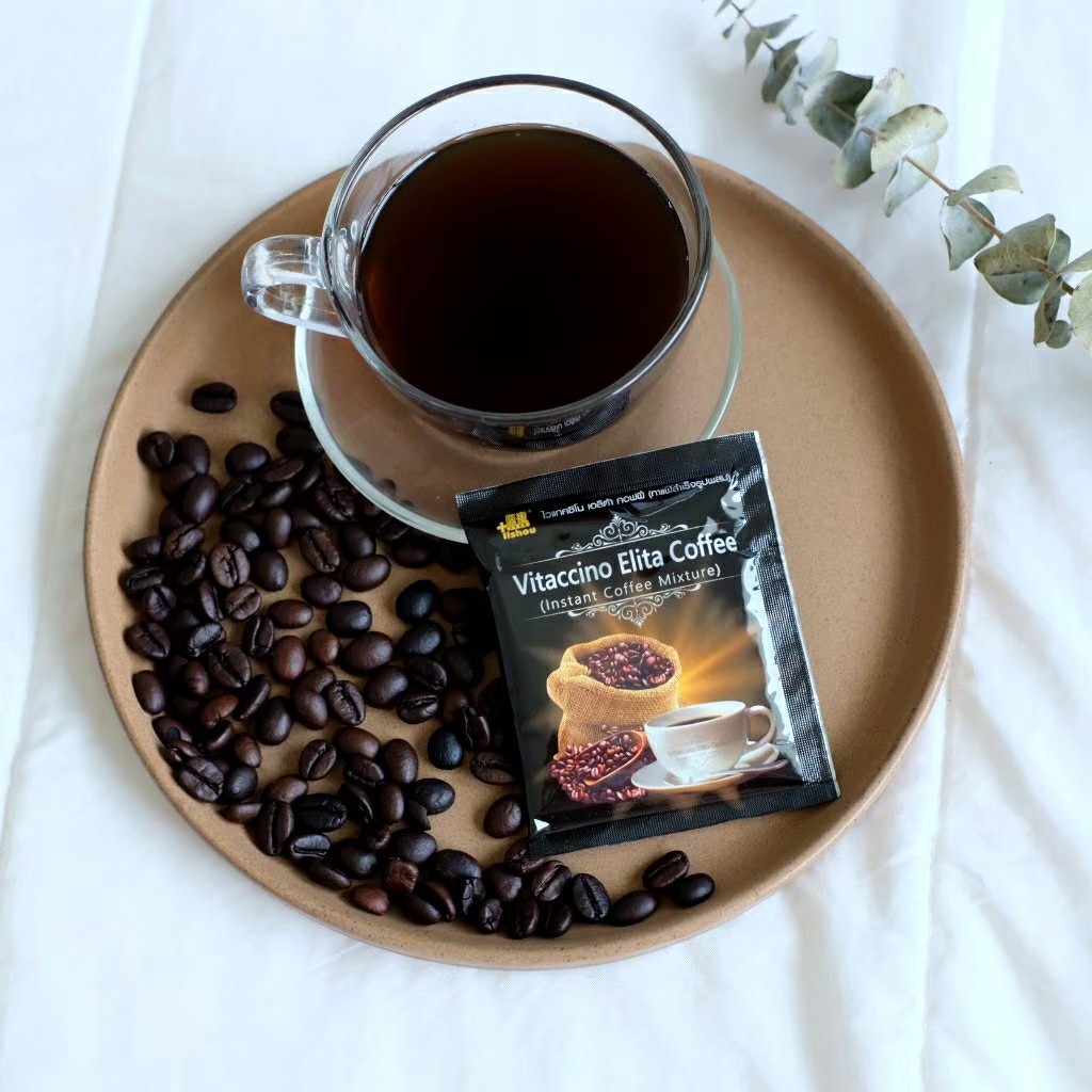 Vitaccino Elita Coffee ไวแทคซิโน่(กาแฟดำพลัส) แพกเกจใหม่ล่าสุด