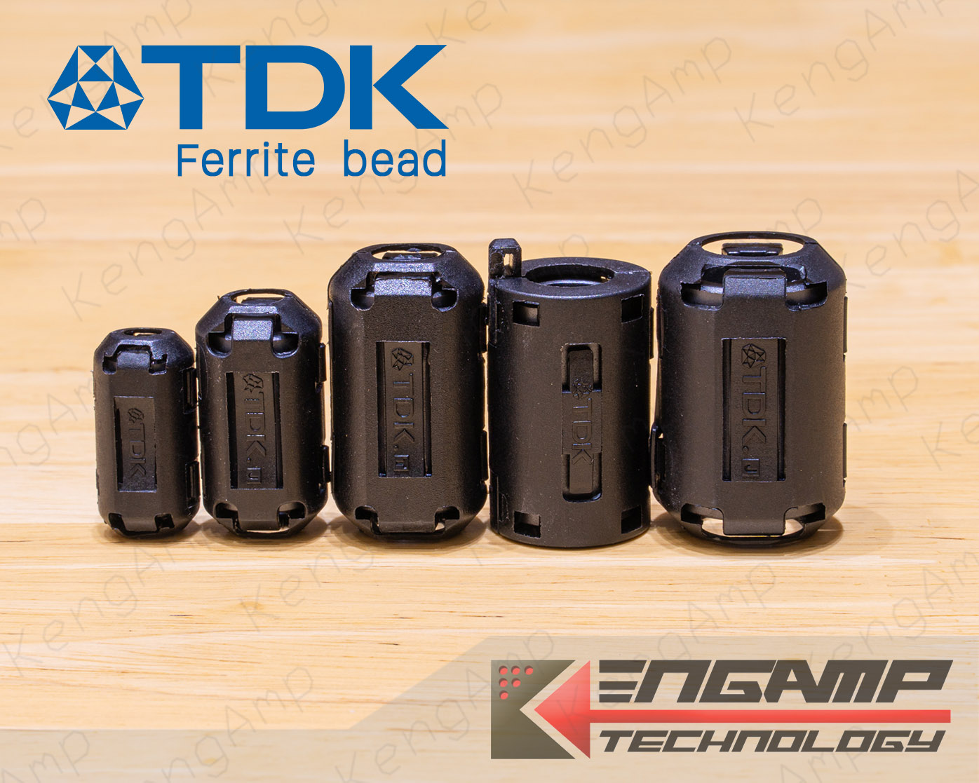 (มีตัวเลือก) [FCL] Clamp Filters (Ferrite Core with Case) ZCAT Series (Made in CHINA)