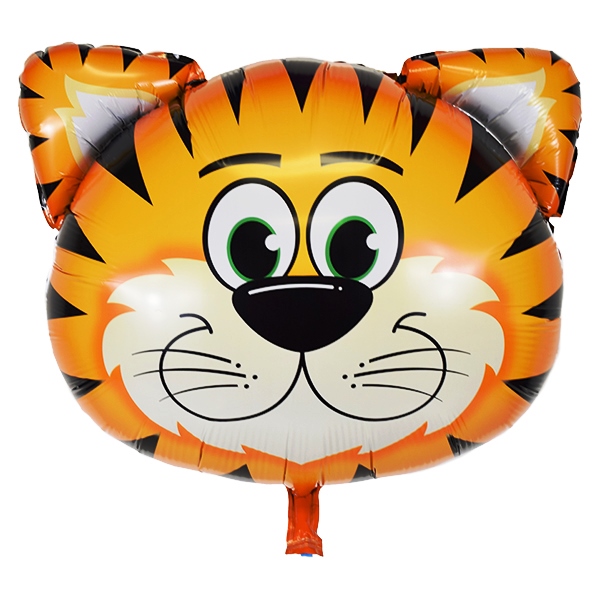 ลูกโป่งฟลอย์ หน้าเสือ - Tiger Face Foil Balloon / Item No. TL-B049