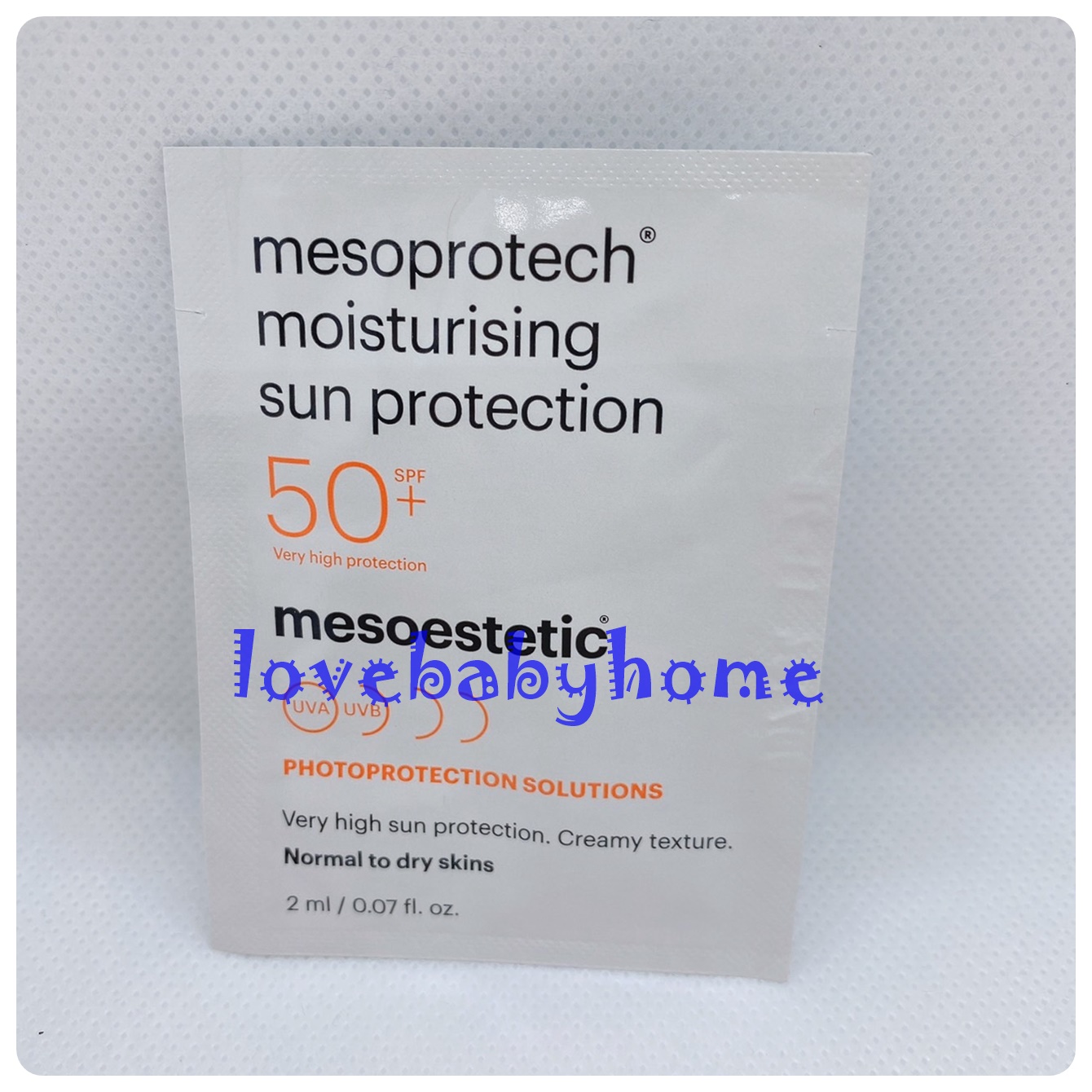 mesoestetic moisturising sun protection SPF 50+ ขนาดทดลอง 2 ml