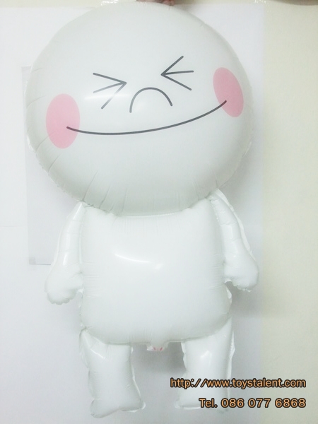 ลูกโป่งฟลอย์ ตัวสติกเกอร์ไลน์ LINE - LINE Cartoon Foil Round Balloon / Item No.TL-A104