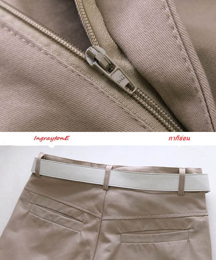 กางเกงสแลคแฟชั่น สลิมฟิต หลากสี No.28-32 กากีเข้ม น้ำเงิน ดำ