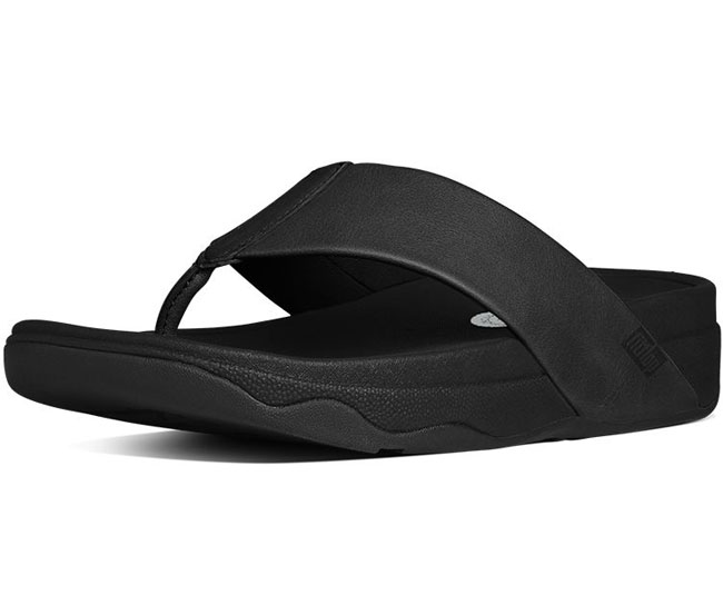 Fitflop Surfa Leather All Black ของแท้ นำเข้าจาก USA และ UK