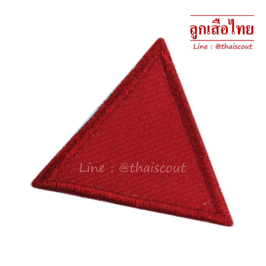 ซิกสามเหลี่ยม-สีแดง (ห่อละ 10 อัน)