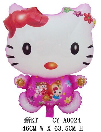 บอลลูนลายการ์ตูน Hello Kitty คิตตี้ (แพ็ค10ใบ) / Item No. TL-A010
