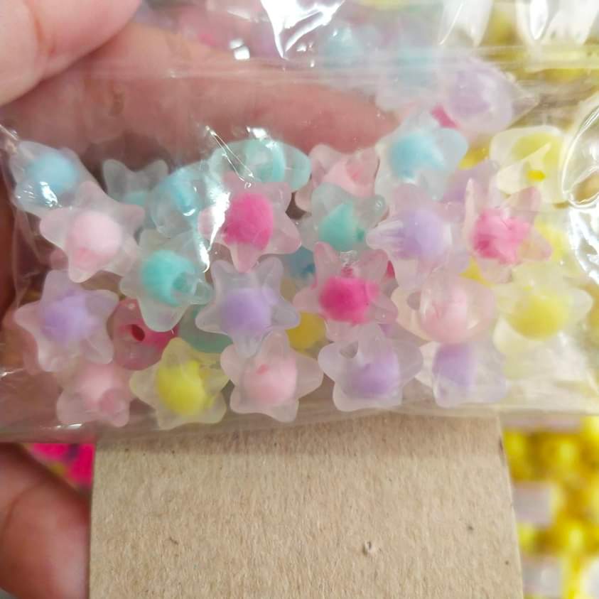 ลูกปัดแฟนซีตกแต่ง ดาว แบบที่4 ถุงละ 20บาท!!