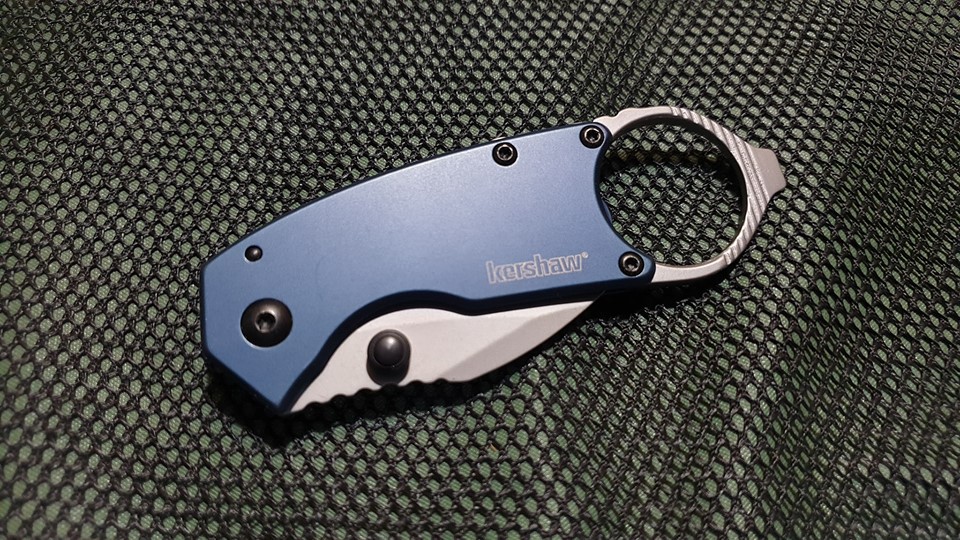 มีดพับอเนกประสงค์ Kershaw Antic Frame Lock Knife Blue