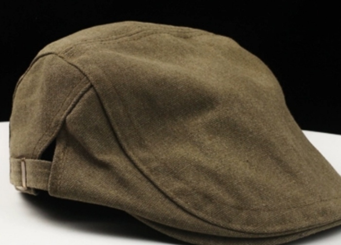 หมวกวินเทจ อังกฤษ หมวกแก๊ป สีล้วน (ดำ น้ำเงิน เขียว เทา น้ำตาล ) ฟรีไซส์ 56-58ซม