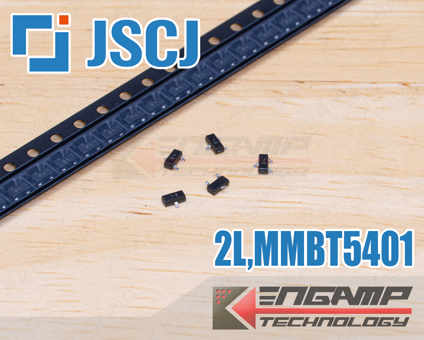 (100ตัว) [TR] 2L MMBT5401 (SOT-23) JSCJ TR PNP 0.6A -150V 0.3W