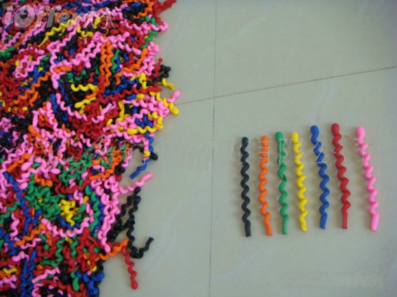 ลูกโป่งเกลียว Sprial Balloon คละสี แพ็คละ 10 ชิ้น