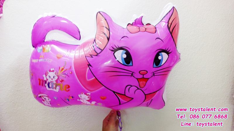 ลูกโป่งฟลอย์การ์ตูน แมว Marie มี 2 สีกรุณาระบุสีที่ต้องการ - Marie Cat Cartoon Foil Balloon / Item No. TL-B020