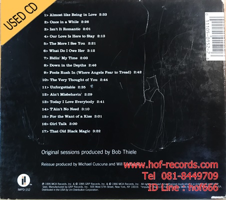 Johnny Hartman - Unforgettable (US) Used CD 1 CD VG++