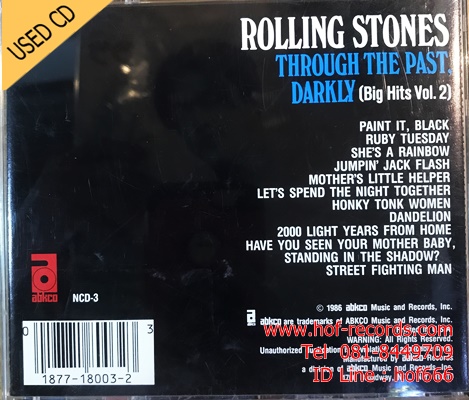 Rolling Stones - Through the past darkly Big hit Vol. 2 (US) Used CD 1 CD VG++