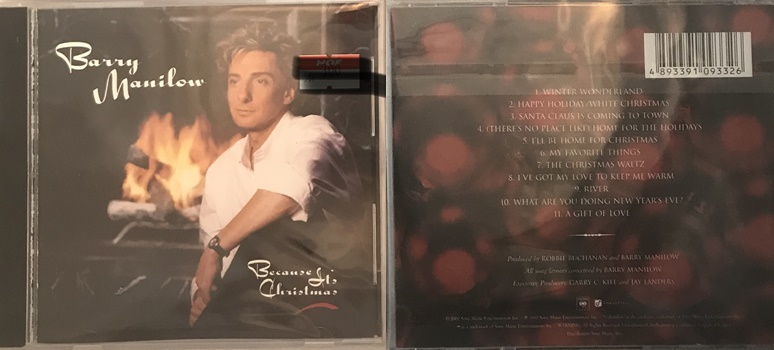 Used CD ฺBarry Manilow - Because it's Christmas (Very good)