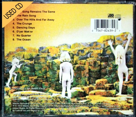 Used CD Led Zeppelin - Houses of the Holy