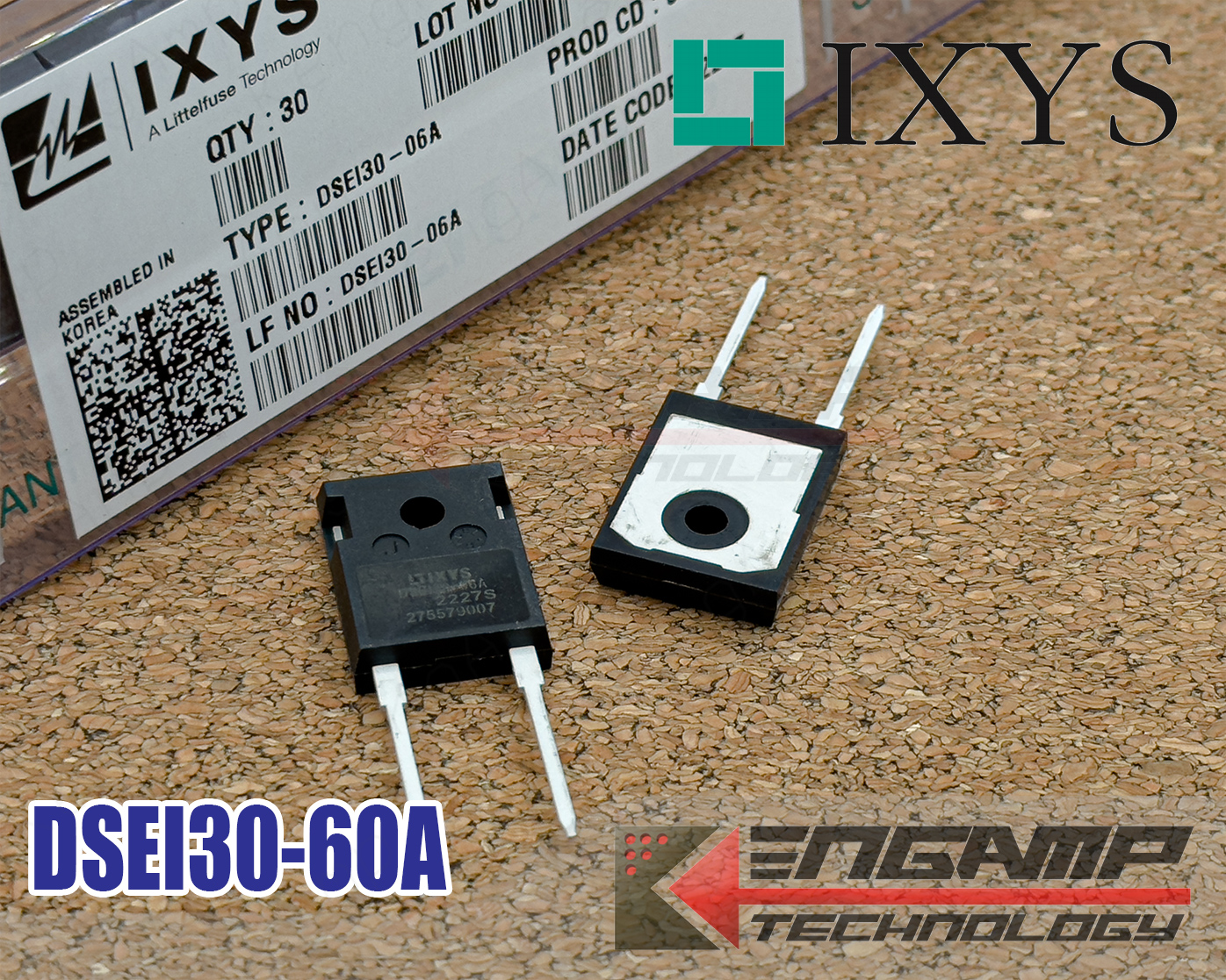 (1ตัว) [DIOD] DSEI30-06A IXYS Fast-DIOD 30A 600V