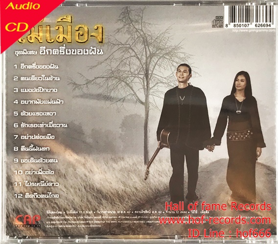 Cd ไม้เมือง - อีกครึ่งของความฝัน * New