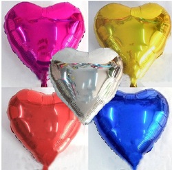 ลูกโป่งฟลอย์รูปหัวใจ สีชมพูบานเย็น ไซส์กลาง 24 นิ้ว - Heart Shape Balloon 24" Deep Pink Color / Item No.TL-G016