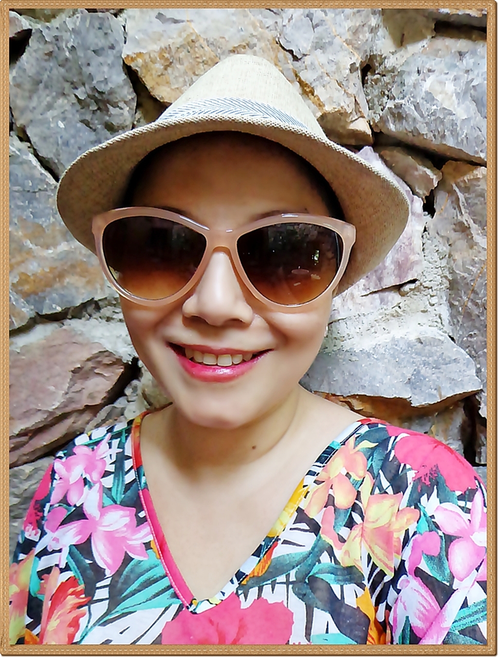 H&M - แว่นกันแดดกรอบสีโอลด์โรส เลนส์สีน้ำตาล