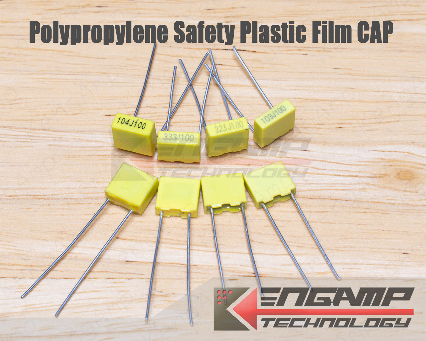 (10ตัว) [F-CAP] POLYESTER Film CAPACITOR 105J 684J 104J 103J 223J 333J 473J /100V
