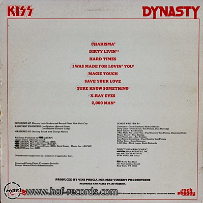 Kiss - Dynasty 1979 1lp