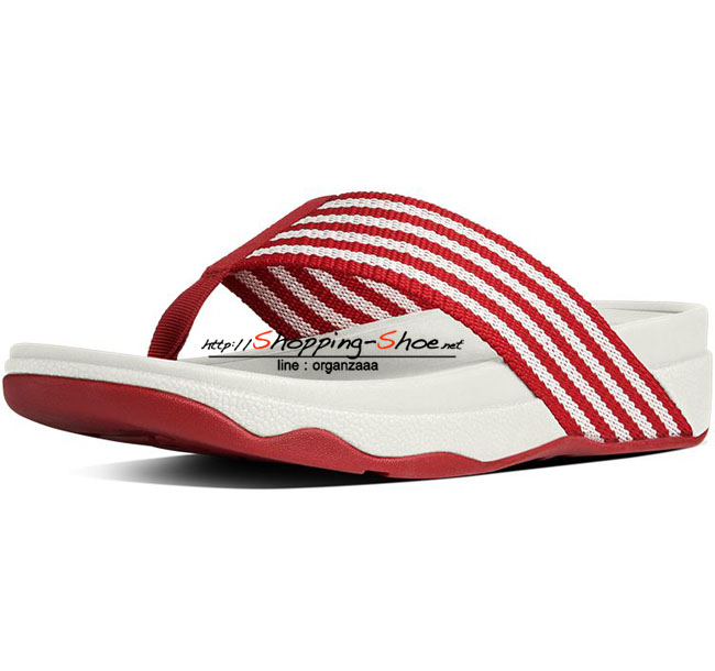 Fitflop Surfa Classic Red / Urban White ของแท้ นำเข้าจาก USA และ UK