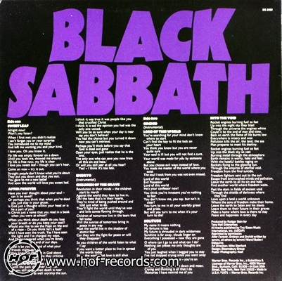 Black Sabbath - Master Of Reality 1lp