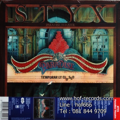 Styx - Paradise Theater (Blue Vinyl) 1Lp N.