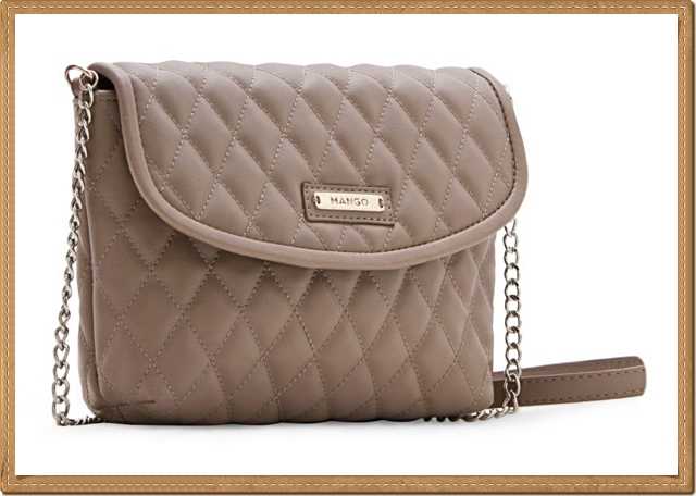 Mango - กระเป๋าสะพาย สีกากี