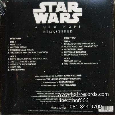 Ost.Star Wars - A New Hope 2Lp N.