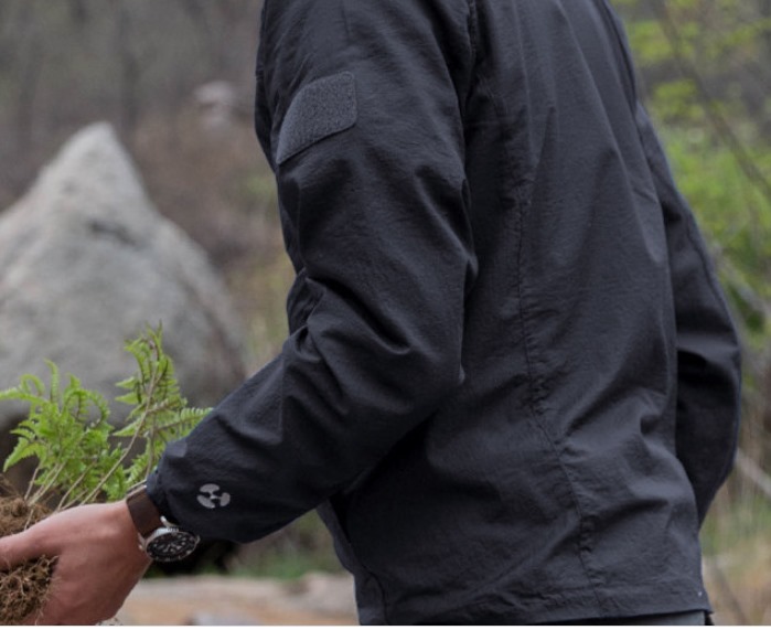 เสื้อคลุมแจ็คเก็ต All weather proof พร้อมหมวกมีฮู้ด hood ผ้าร่ม กันลม กันเปื้อน กันแดด Nylon No.41 43 45 47 49 51 เขียว กากี เทา น้ำเงิน