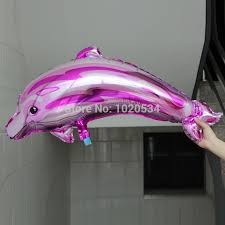 Dolphin Medium Shape Balloon - ลายปลาโลมา ขนาดกลาง / Item No. TL-B002