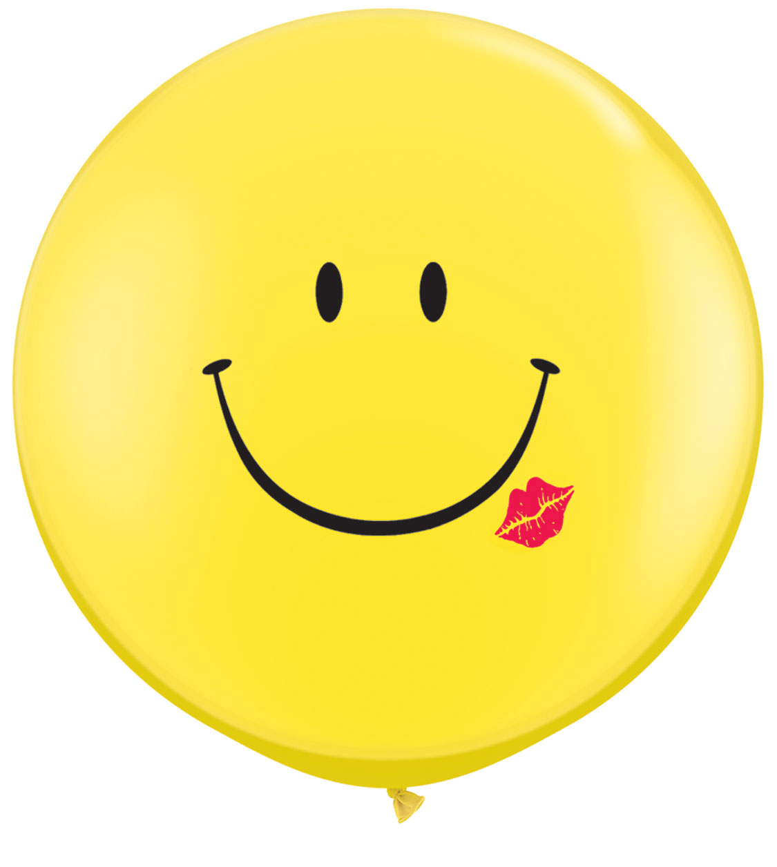 ลูกโป่งกลมจัมโบ้ไซส์ใหญ่ 36"Latex Balloon RB Yellow -Print Smily สีเหลืองพิมพ์ลายหน้ายิ้ม / Item No.TQ-28150 แบรนด์ Qualatex