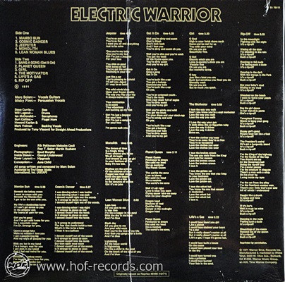 T.REX - Electric Warrior 1lp NEW